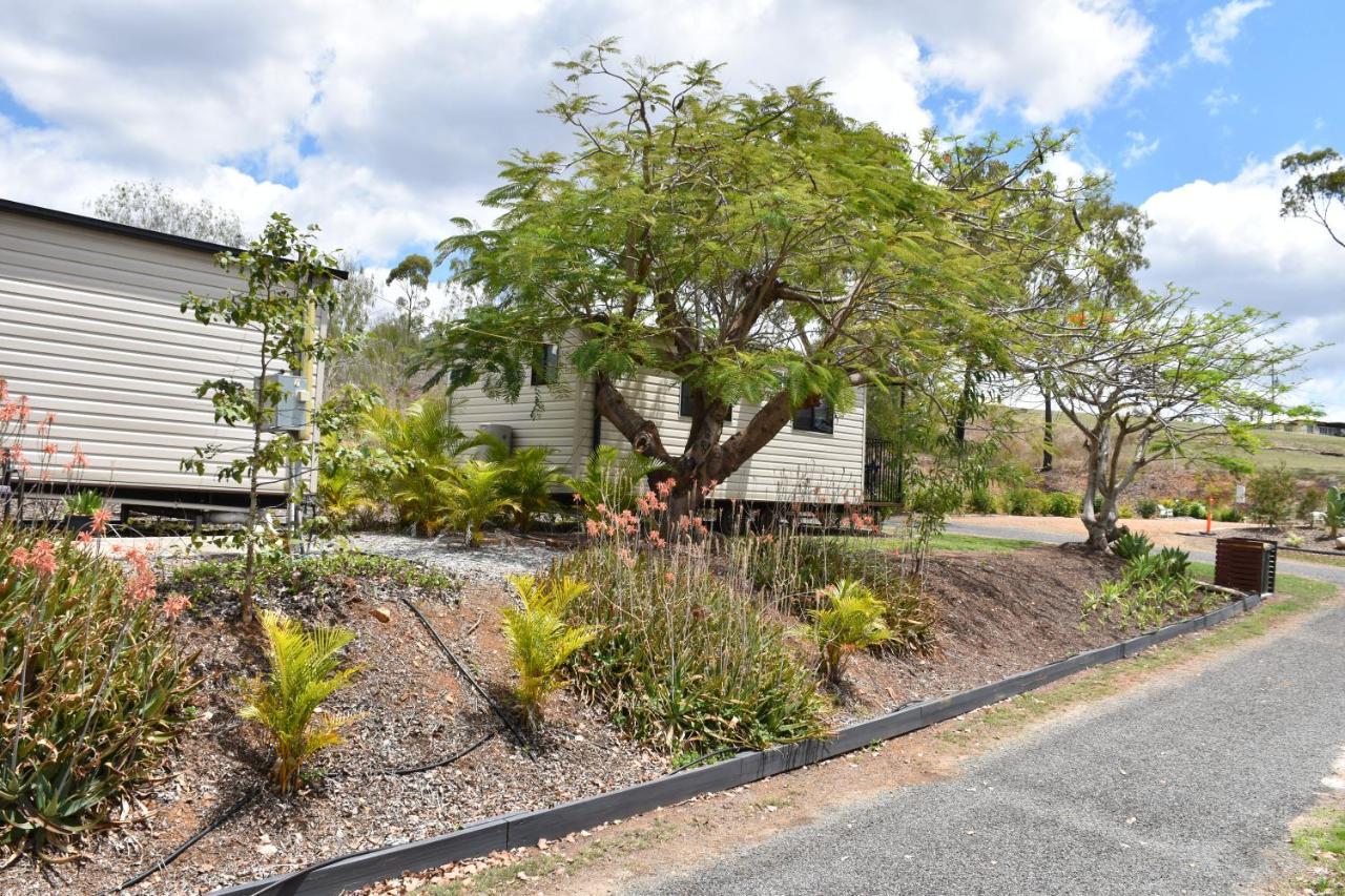 Отель Mt Larcom Tourist Park Mount Larcom Экстерьер фото