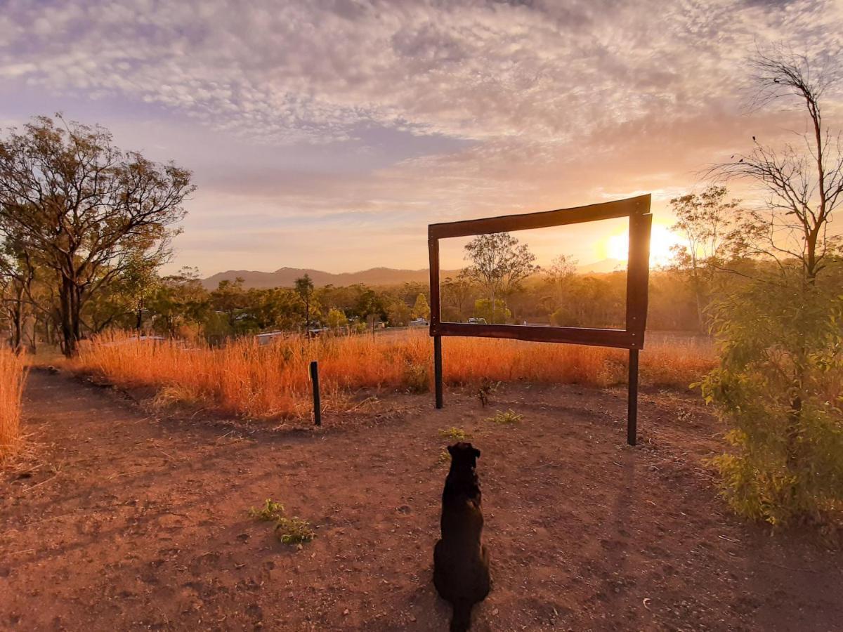 Отель Mt Larcom Tourist Park Mount Larcom Экстерьер фото